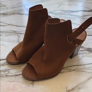 Frye Suede Dani Shield Sling Sandal